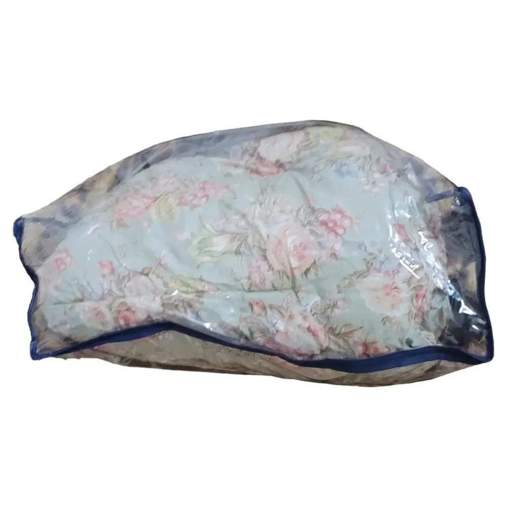 Ralph Lauren Twin Comforter Bedding Charlotte Sage Green Floral Flowers VTG RARE